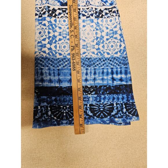 Gerry Women's RacerbackTravel Dress Sz Medium Sleeveless NWT Blue Striped Bra - Picture 7 of 8